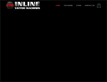 Tablet Screenshot of inlinetattoomachines.com